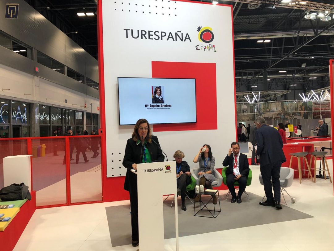 La presidenta de la Diputación de Palencia, Ángeles Armisén, en FITUR La presidenta de la Diputación de Palencia, Ángeles Armisén, en FITUR