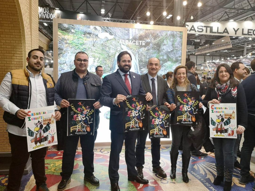 Valentín Bueno y Bernardo Ortega en el día de Albacete en Fitur. Valentín Bueno y Bernardo Ortega en el día de Albacete en Fitur.