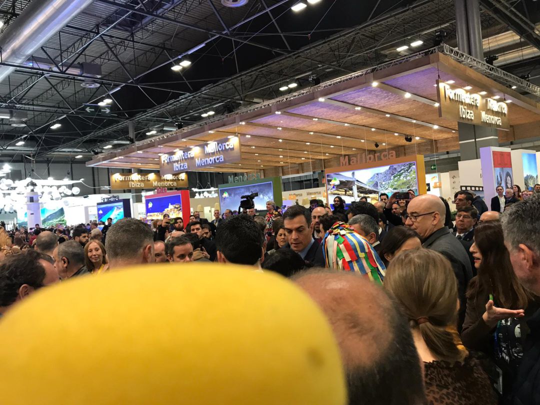 El presidente del Gobierno, Pedro Sánchez en Fitur 2020. El presidente del Gobierno, Pedro Sánchez en Fitur 2020.