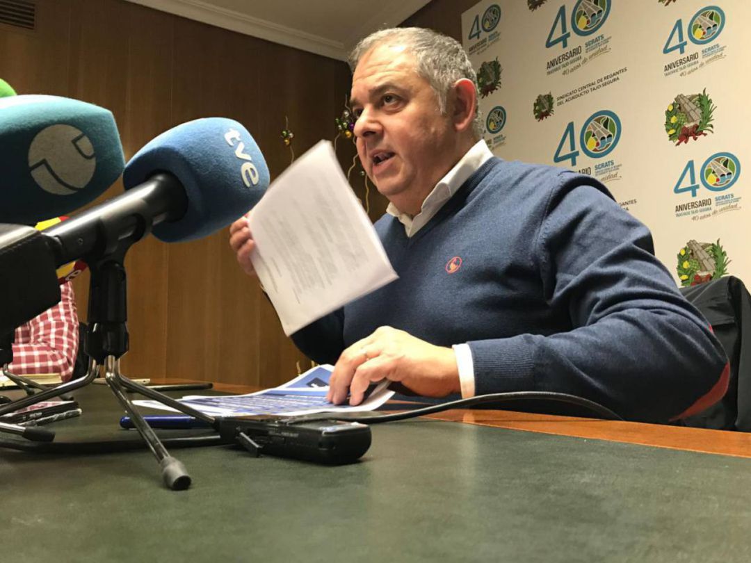 El presidente del SCRATS, Lucas Jimé¡nez durante una comparecencia El presidente del SCRATS, Lucas Jimé¡nez durante una comparecencia