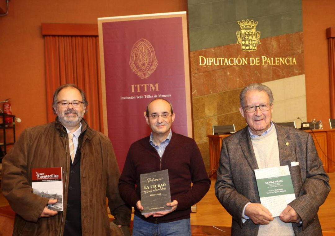 Uno de los últimos actos de la institución ha sido la presentación de tres libros de autores palentinos Uno de los últimos actos de la institución ha sido la presentación de tres libros de autores palentinos