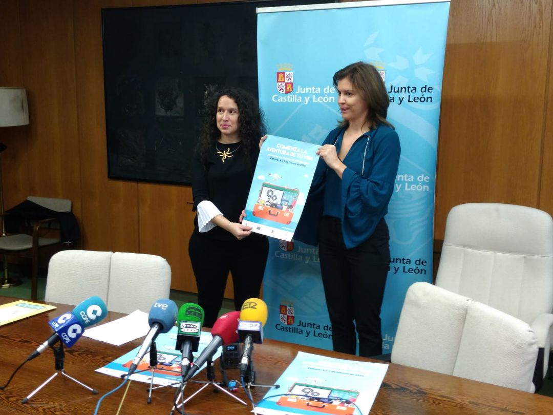 Clara San Damián durante la presentación de las jornadas de formación profesional del próximo mes de febrero Clara San Damián durante la presentación de las jornadas de formación profesional del próximo mes de febrero