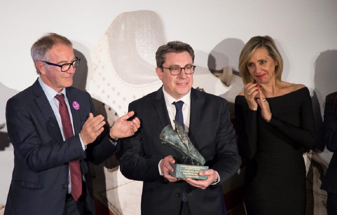 Recogida del premio Carlos Matallanas Recogida del premio Carlos Matallanas