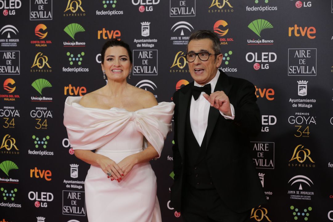 La presentadora de la gala, Silvia Abril, junto a Andreu Buenafuente, también presentador La presentadora de la gala, Silvia Abril, junto a Andreu Buenafuente, también presentador