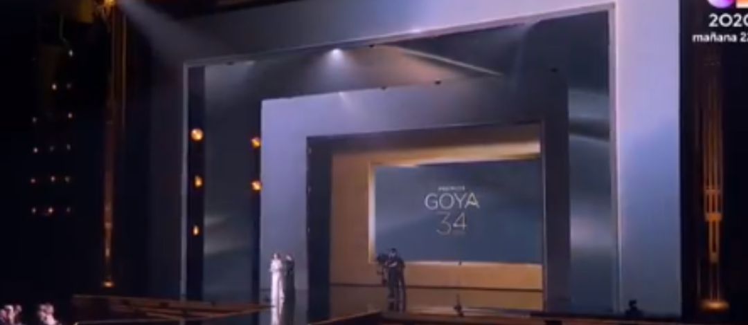 Escenario de la gala de los Goya. Escenario de la gala de los Goya.