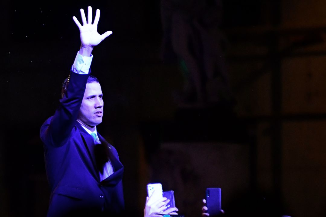 Juan Guaidó en Madrid. Juan Guaidó en Madrid.