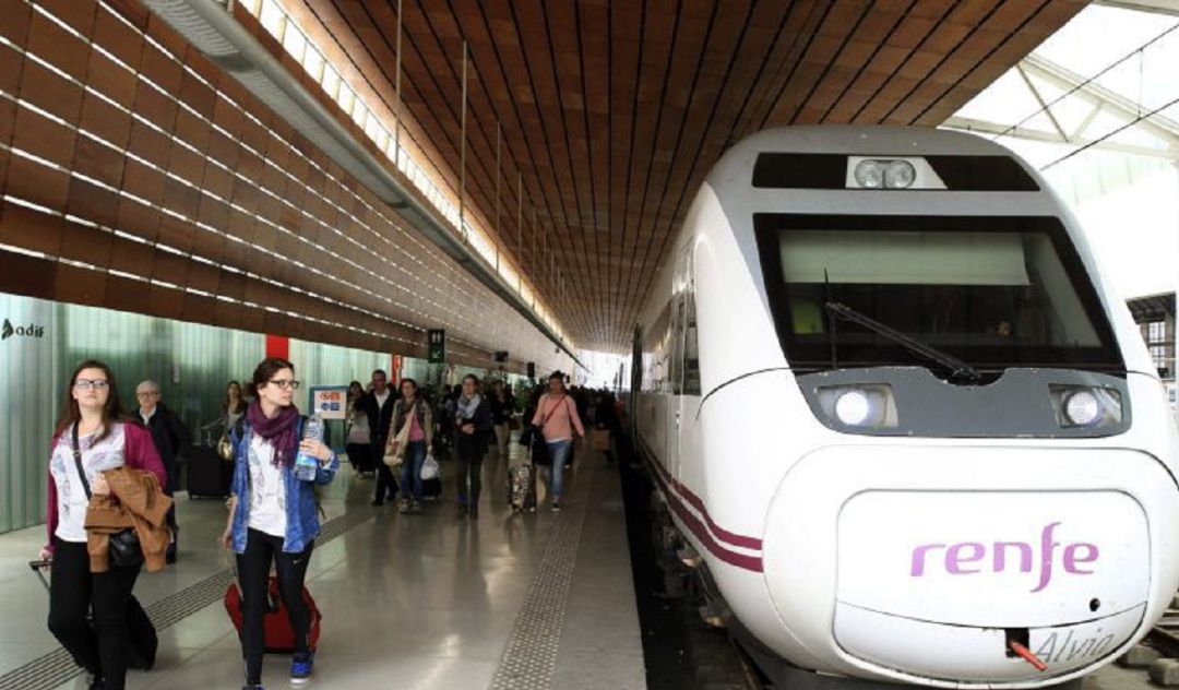 Susto en Palencia con un Alvia Susto en Palencia con un Alvia