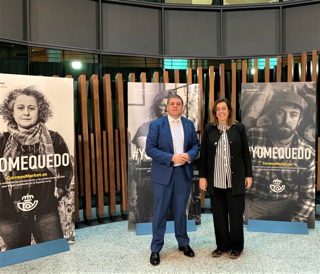 Reunión de la presidenta de la Diputación de Palencia con el presidente de Correos Reunión de la presidenta de la Diputación de Palencia con el presidente de Correos