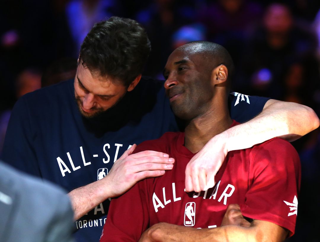Pau Gasol y Kobe Bryant. Pau Gasol y Kobe Bryant.