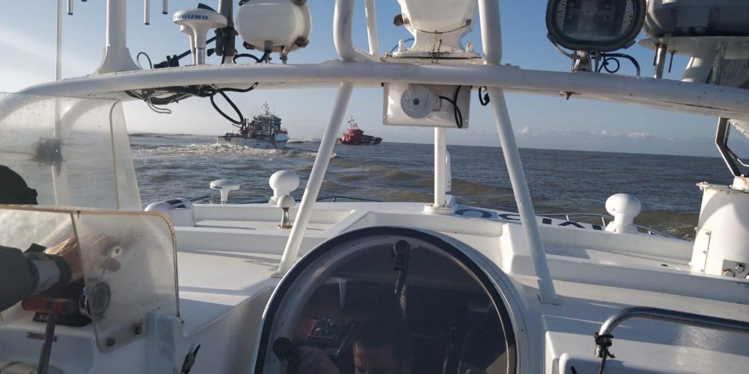 Rescate del 'Rua Mar'. Rescate del 'Rua Mar'.