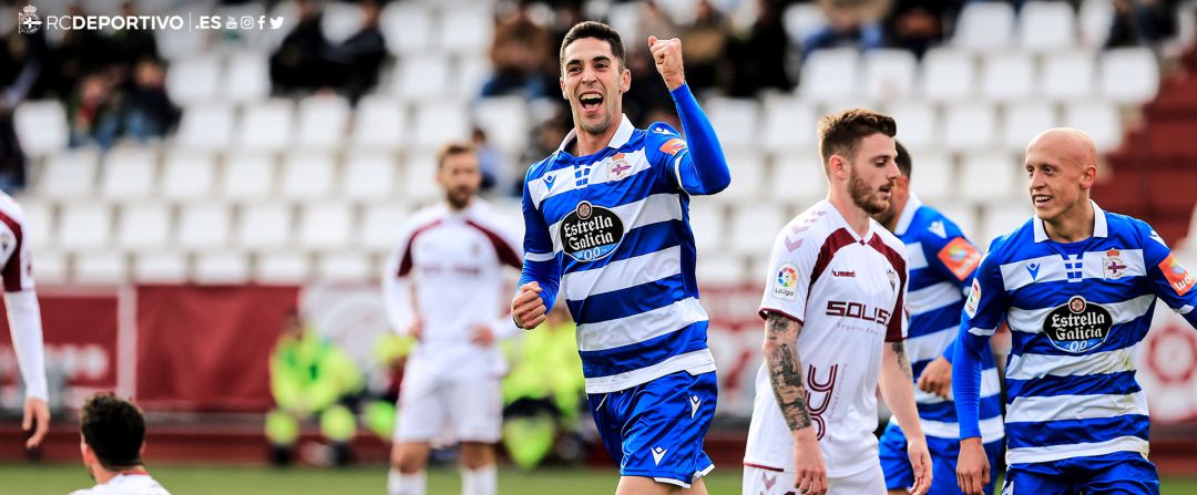 Sabin Merino celebra su gol Sabin Merino celebra su gol