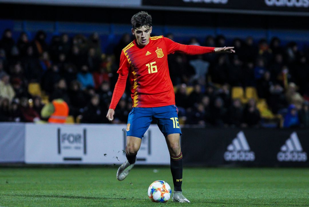 Gonzalo Villar jugando con la selección española sub-21 Gonzalo Villar jugando con la selección española sub-21