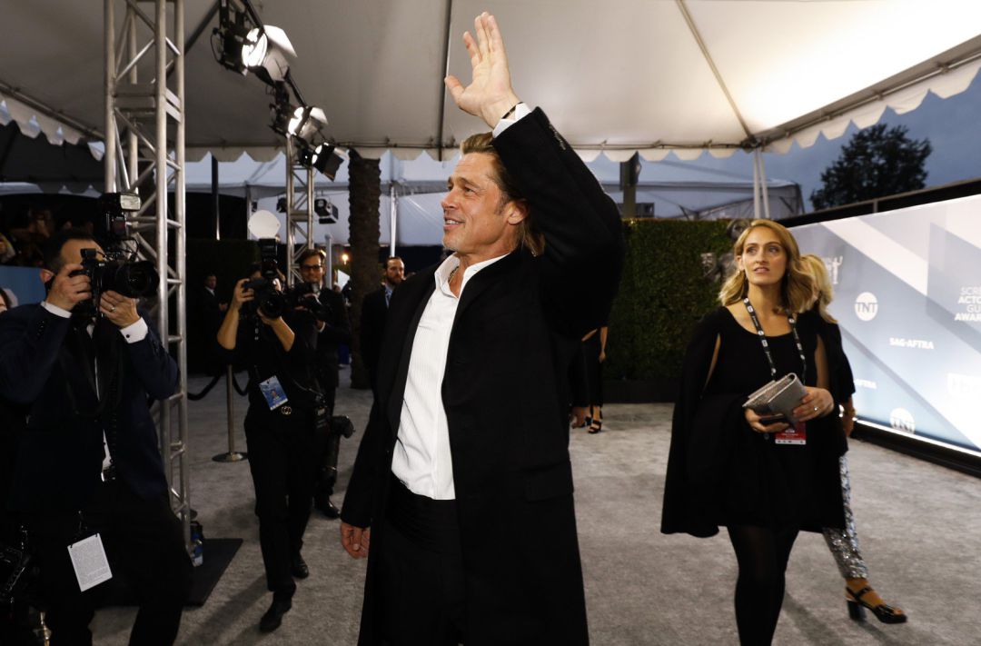 Brad Pitt durante la gala de los Premios del Sindicato de Actores.
Brad Pitt durante la gala de los Premios del Sindicato de Actores.