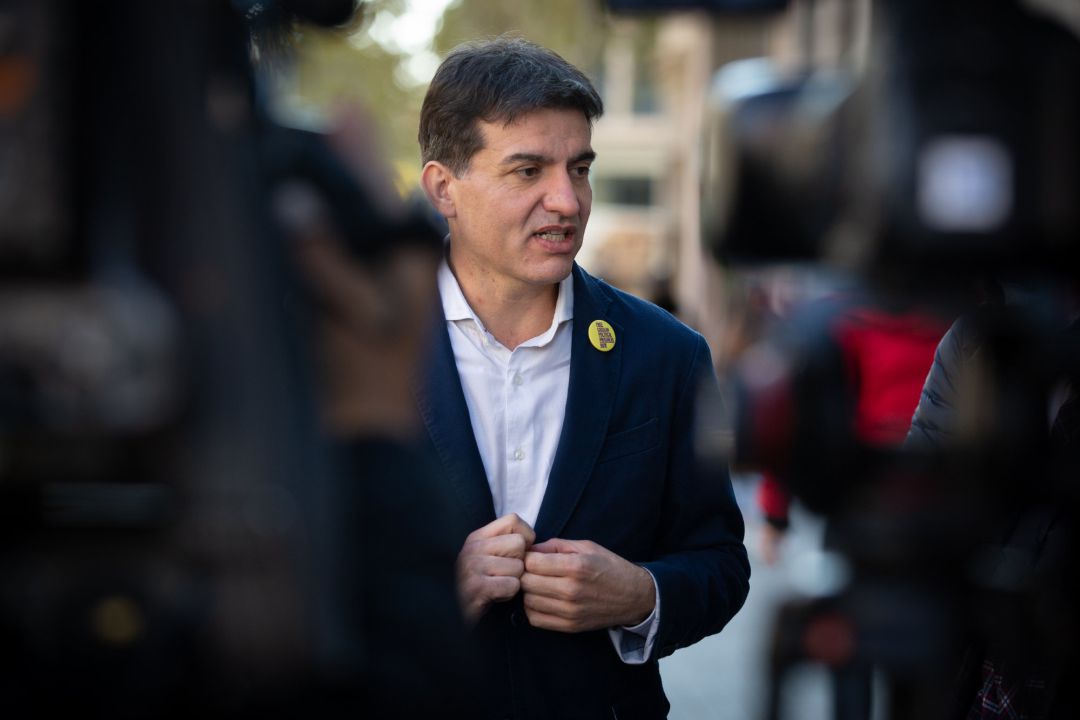 El presidente de ERC en el Parlament, Sergi Sabrià. El presidente de ERC en el Parlament, Sergi Sabrià.