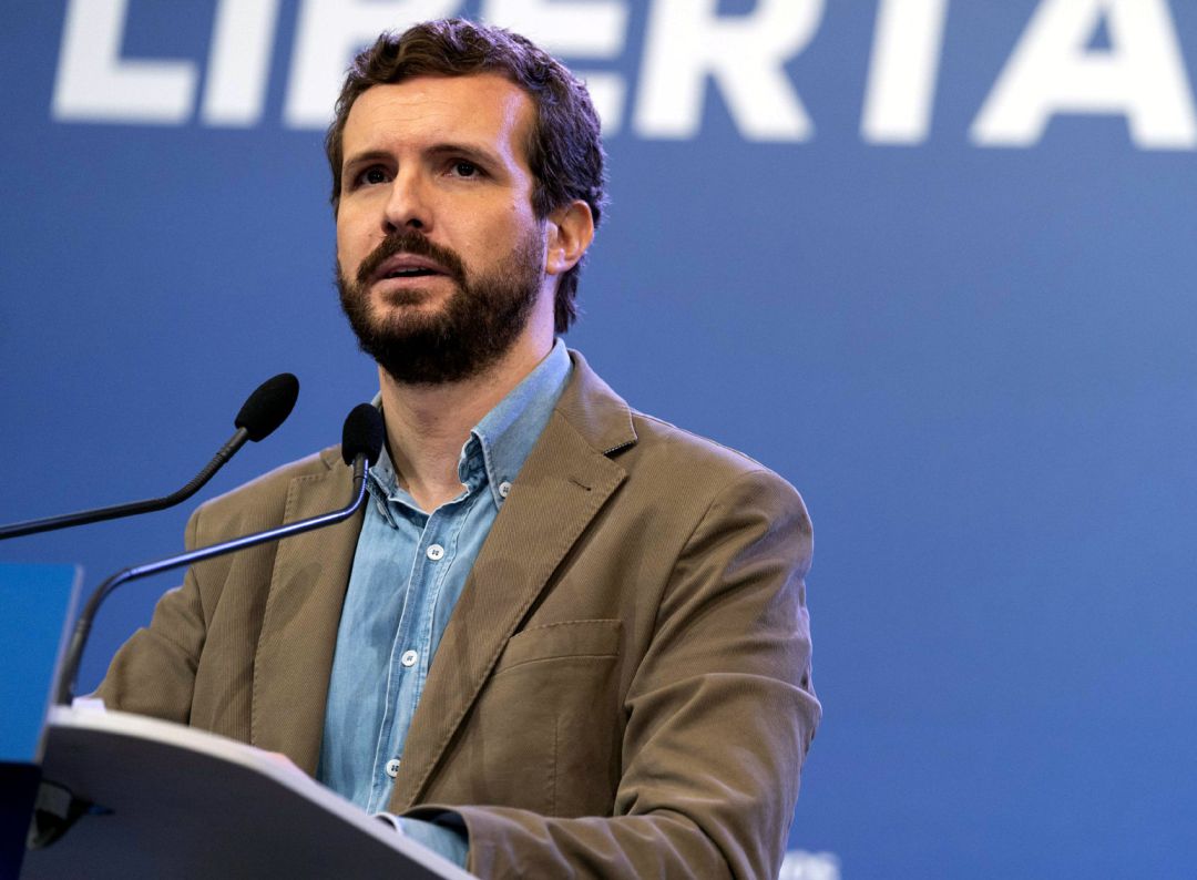 El presidente del PP, Pablo Casado El presidente del PP, Pablo Casado