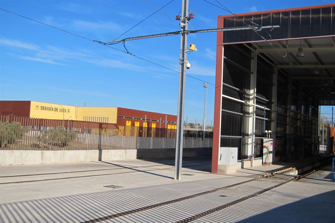 Cocheras del tranvía. Cocheras del tranvía.