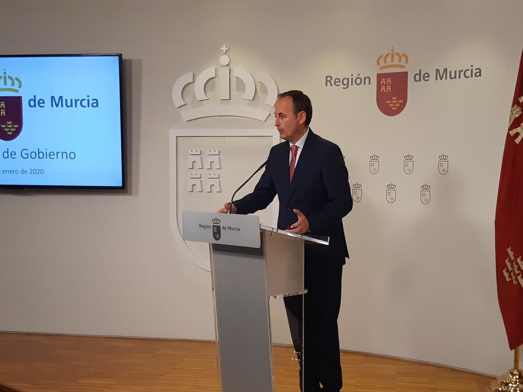 Javier Celdrán, en la rueda de prensa
Javier Celdrán, en la rueda de prensa