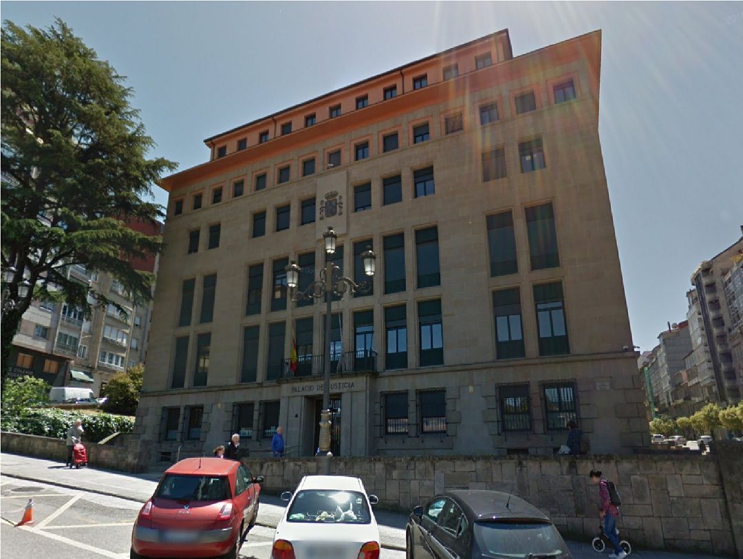 Imagen de archivo de la Audiencia provincial de Ourense Imagen de archivo de la Audiencia provincial de Ourense