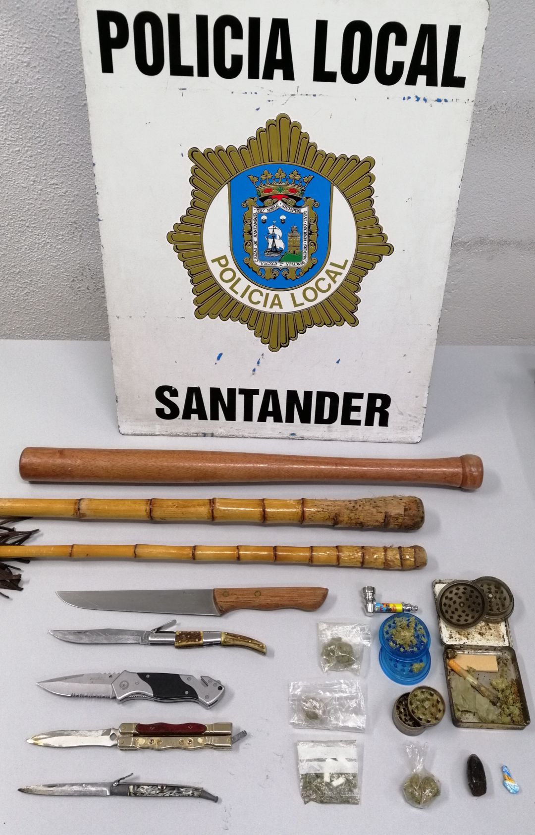 Armas incautadas. Armas incautadas.