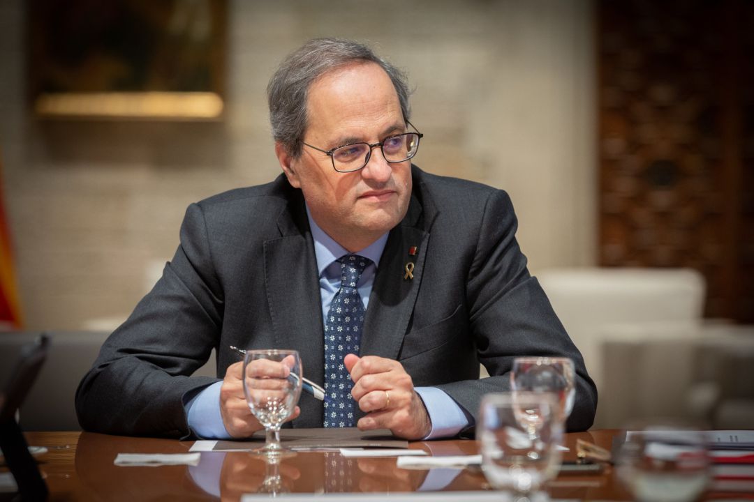 El president de la Generalitat, Quim Torra El president de la Generalitat, Quim Torra