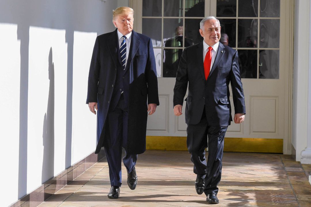 Donald Trump y Benjamin Netanyahu, en la Casa Blanca Donald Trump y Benjamin Netanyahu, en la Casa Blanca