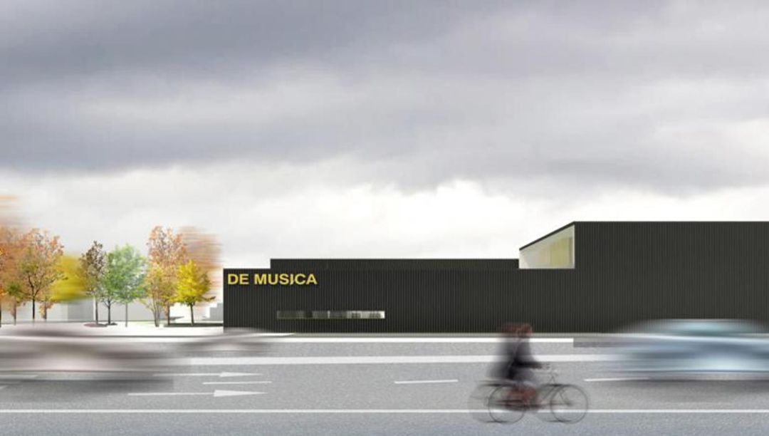 Infografía del nuevo conservatorio de música de León Infografía del nuevo conservatorio de música de León