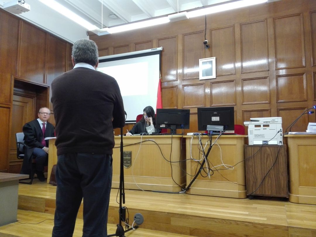 Momento de la declaración de unos testigos en el juzgado número 2 de Zamora Momento de la declaración de unos testigos en el juzgado número 2 de Zamora