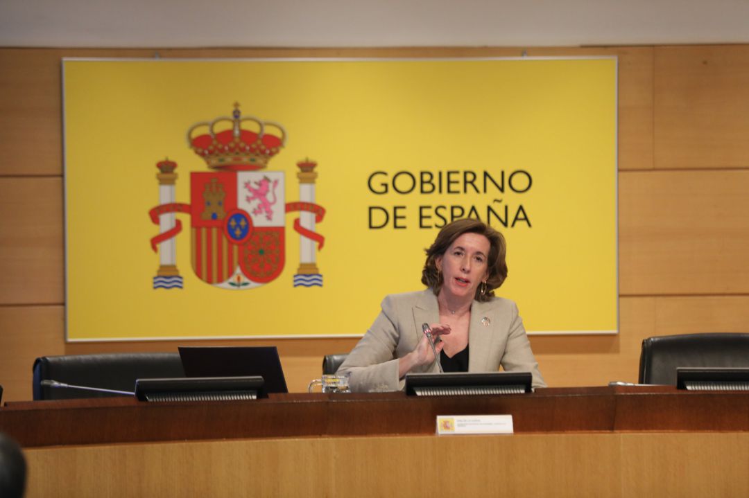 La secretaria de Estado de Economía y Apoyo a la Empresa, Ana de la Cueva, durante la presentación de los datos de la Encuesta de Población Activa del cuarto trimestre de 2019 elaborado por el Instituto Nacional de Estadística
La secretaria de Estado de Economía y Apoyo a la Empresa, Ana de la Cueva, durante la presentación de los datos de la Encuesta de Población Activa del cuarto trimestre de 2019 elaborado por el Instituto Nacional de Estadística