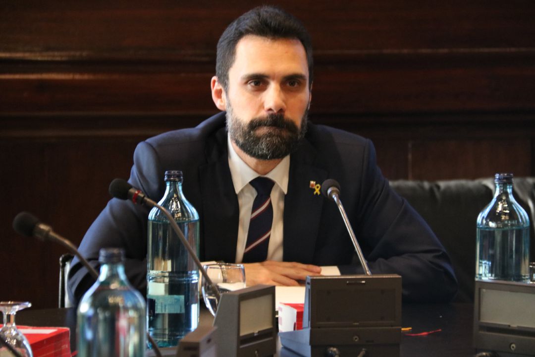 El president del Parlament, Roger Torrent. El president del Parlament, Roger Torrent.
