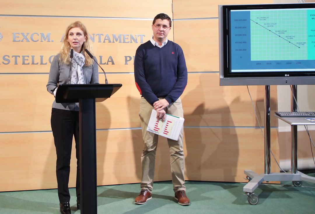 La alcaldesa de Castelló, Amparo Marco y el concejal de Gestión Municipal, David Donate. La alcaldesa de Castelló, Amparo Marco y el concejal de Gestión Municipal, David Donate.