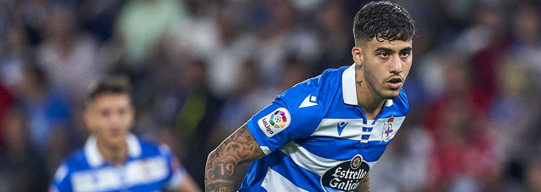 Beto da Silva en un partido del Deportivo Beto da Silva en un partido del Deportivo