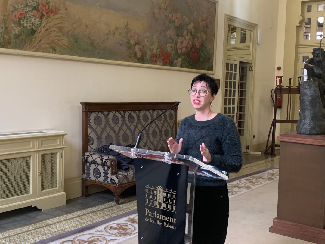 La portavoz del Grupo Parlamentario Socialista en el Parlament balear, Silvia Cano. La portavoz del Grupo Parlamentario Socialista en el Parlament balear, Silvia Cano.