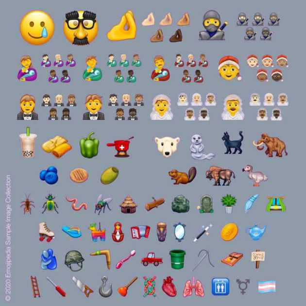Los nuevos emojis que llegarán a lo largo de 2020. Los nuevos emojis que llegarán a lo largo de 2020.