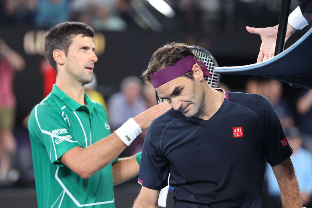 Djokovic junto a Federer Djokovic junto a Federer