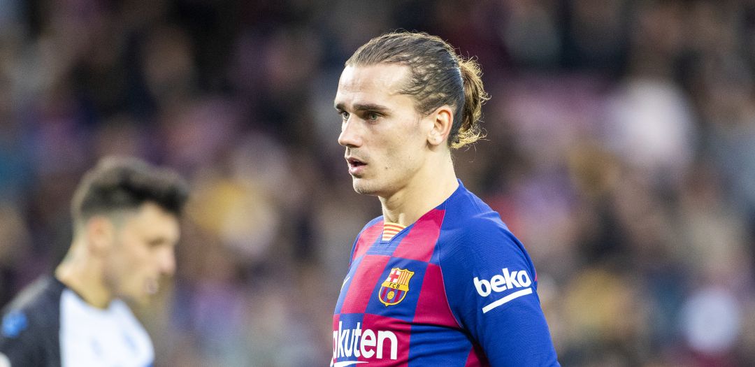 Antoine Griezmann, durante un partido en el Camp Nou Antoine Griezmann, durante un partido en el Camp Nou