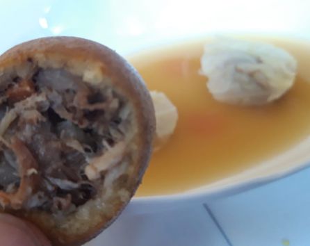 'Pringá' de cocido con estrella Michelin. 'Pringá' de cocido con estrella Michelin.
