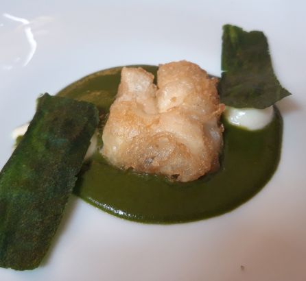 Potaje de cocochas de bacalao. Potaje de cocochas de bacalao.