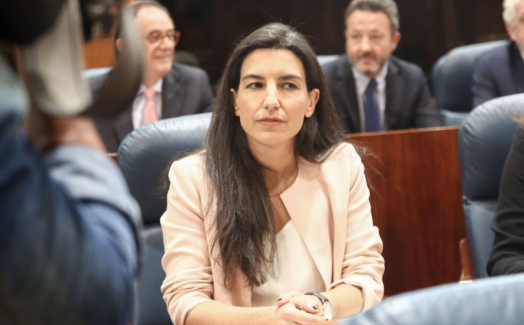 La portavoz de Vox, Rocío Monasterio La portavoz de Vox, Rocío Monasterio