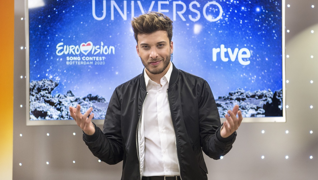 Blas Cantó en la rueda de prensa de 'Universo' Blas Cantó en la rueda de prensa de 'Universo'