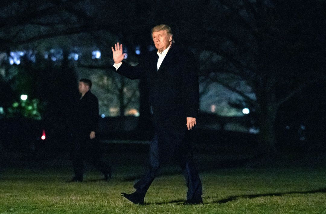 El president Donald J. Trump llega a la Casa Blanca. El president Donald J. Trump llega a la Casa Blanca.