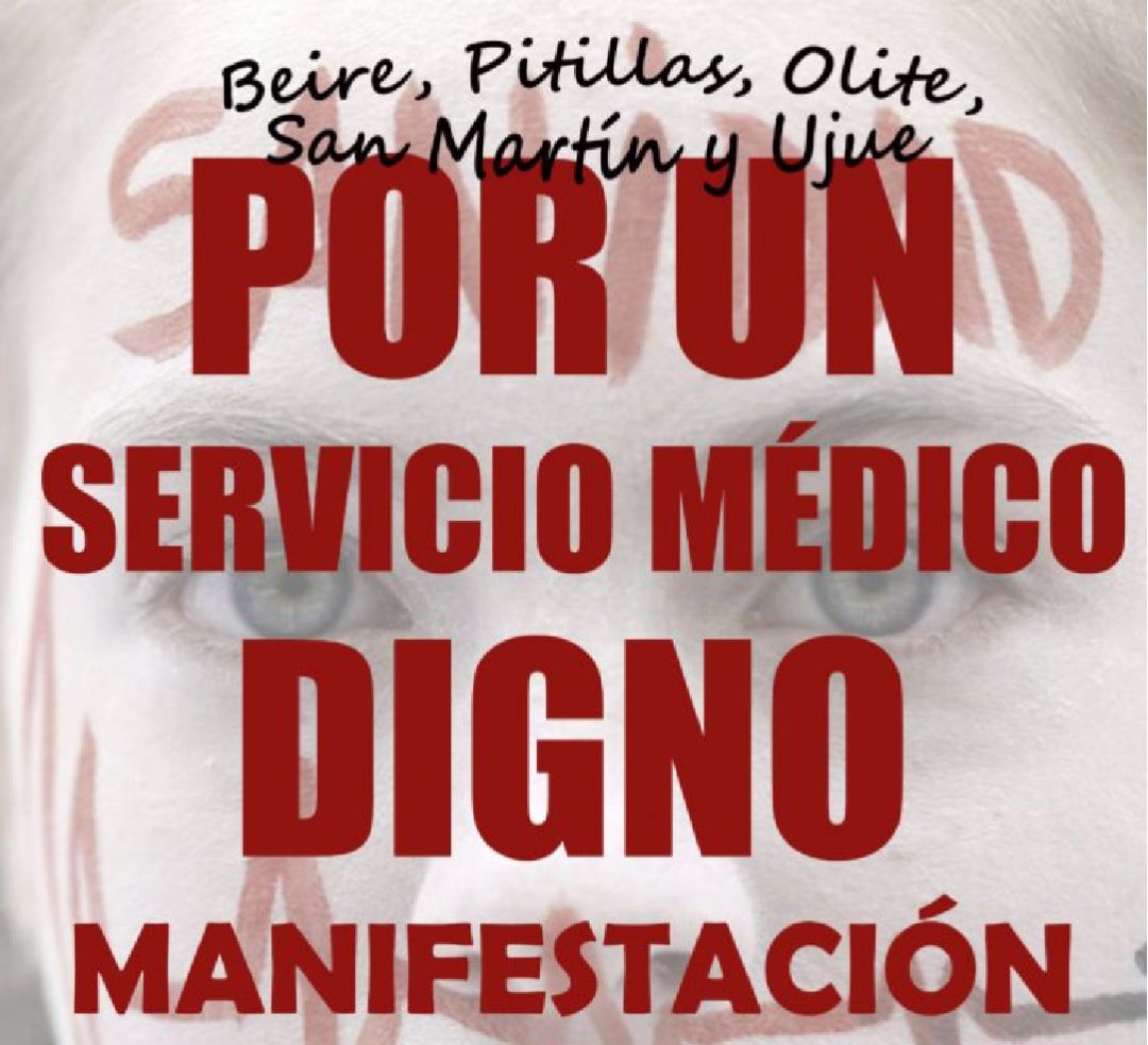 Cartel anunciador de la manifestación de Olite Cartel anunciador de la manifestación de Olite