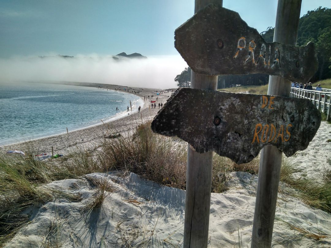 Praia de Rodas en Cíes Praia de Rodas en Cíes
