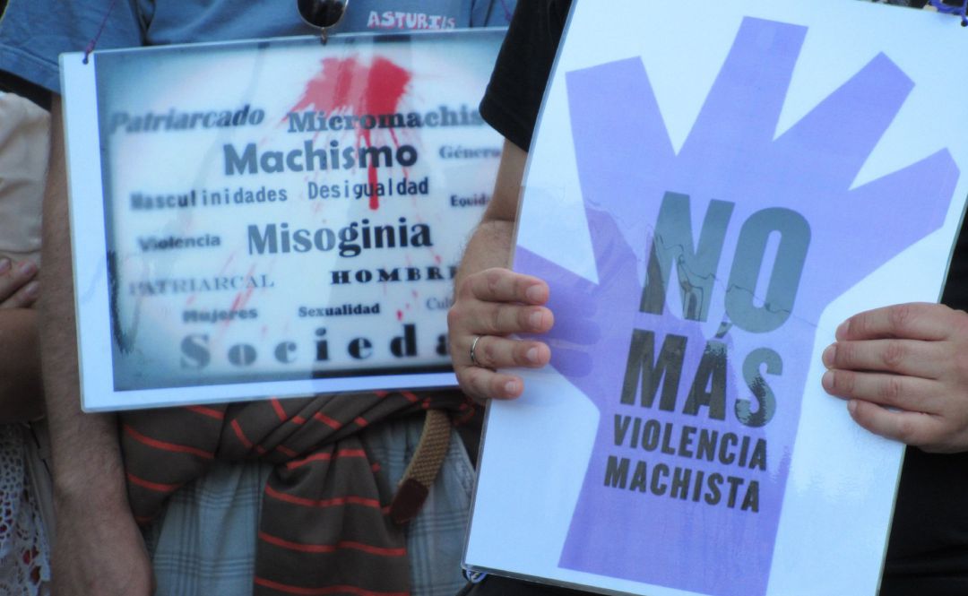 Cartel contra la violencia machista. Cartel contra la violencia machista.