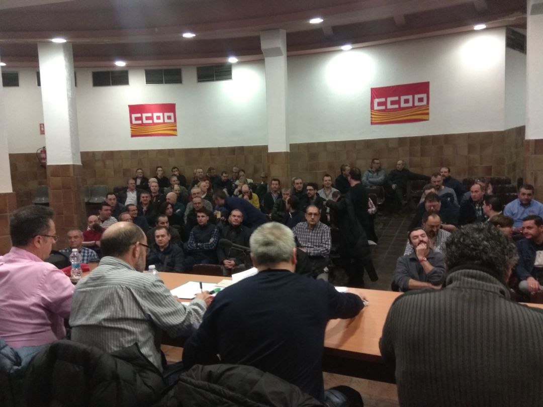 Jornada Asamblea de Trabajadores en la sede de CCOO de Zaragoza Jornada Asamblea de Trabajadores en la sede de CCOO de Zaragoza