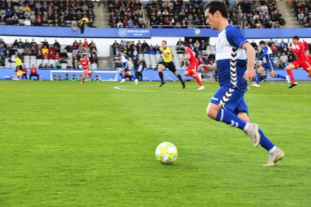 Josu incia el ataque del Sabadell Josu incia el ataque del Sabadell