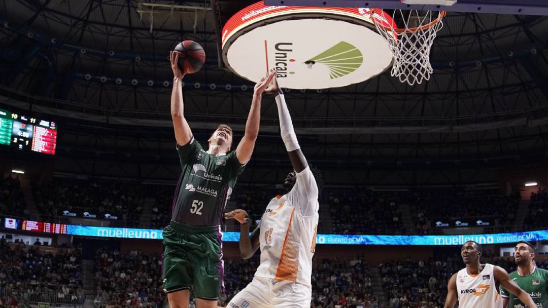 Derrota de Baskonia en el Martín Carpena. Derrota de Baskonia en el Martín Carpena.