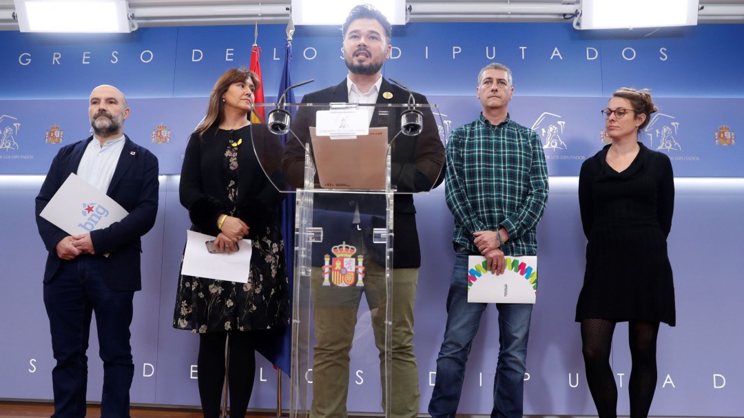 Los argumentos de los partidos independentistas que plantan al rey en la apertura de la legislatura
