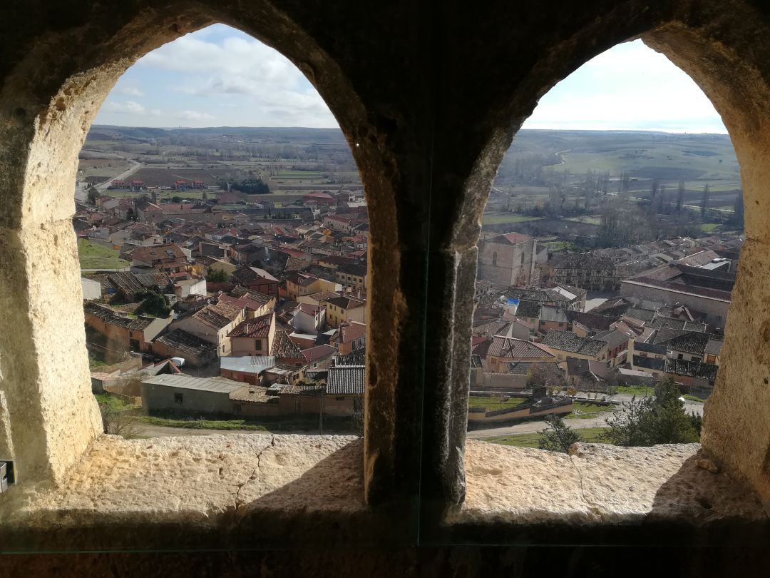 Vista panorámica de Peñaranda de Duero desde su castillo Vista panorámica de Peñaranda de Duero desde su castillo