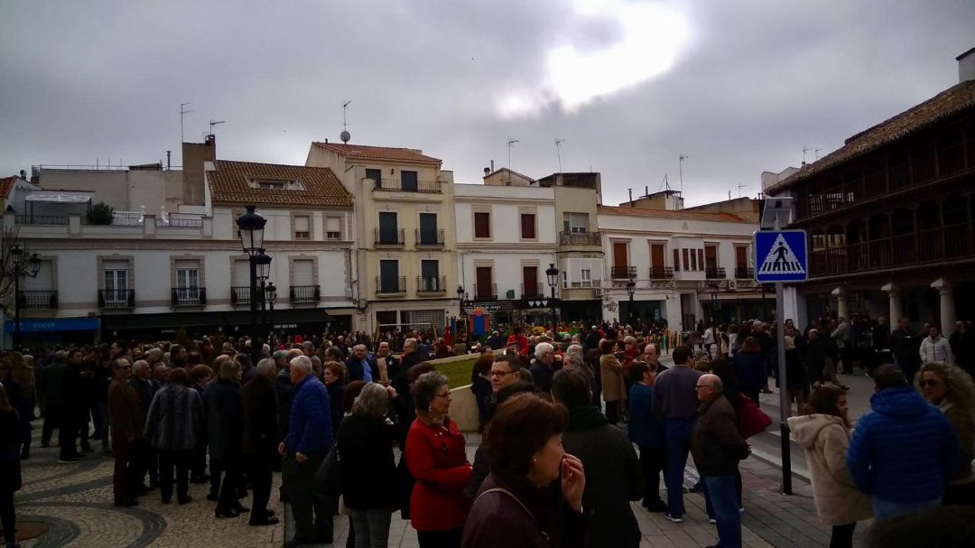 Imagen de la concentración por el hospital de Tomelloso Imagen de la concentración por el hospital de Tomelloso