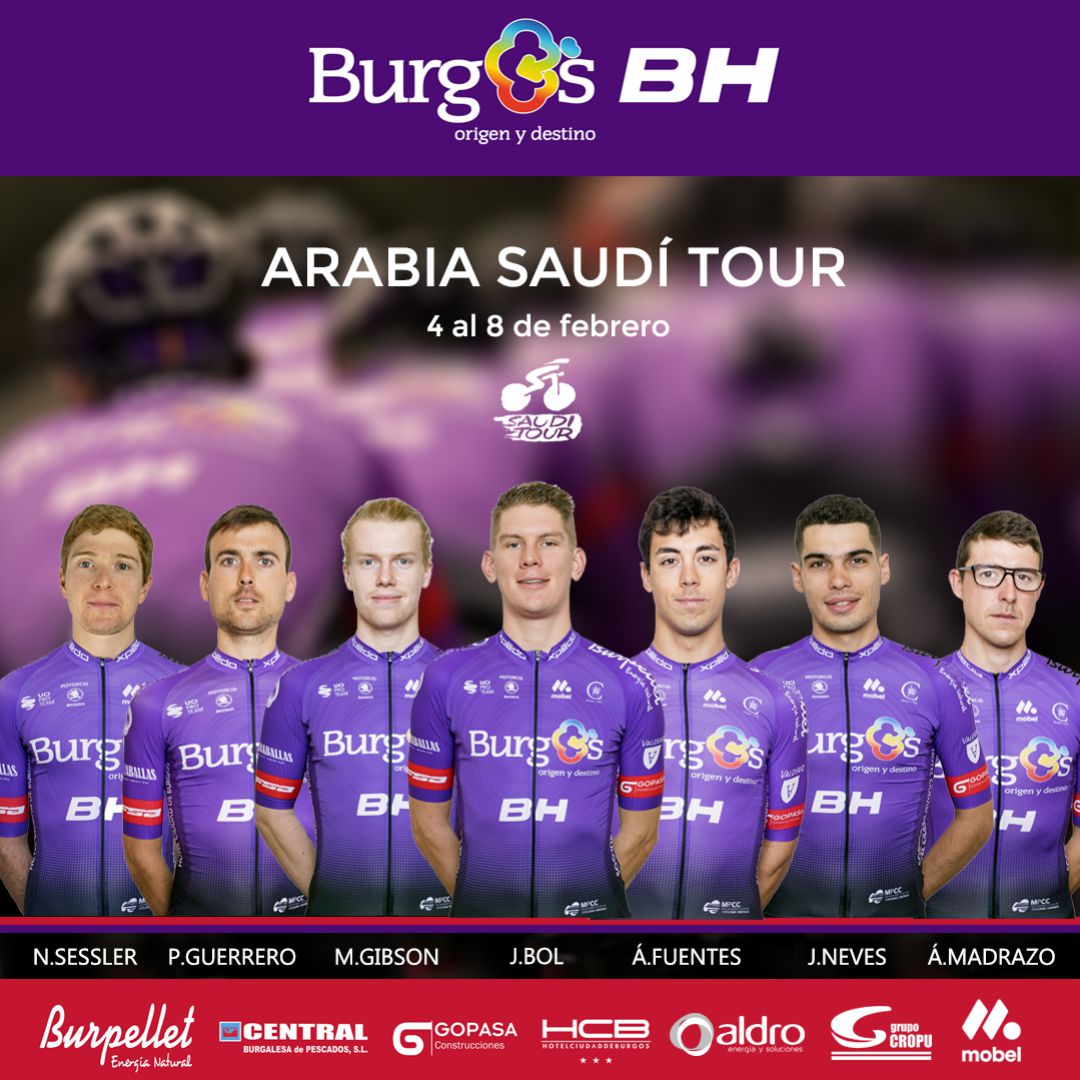 Equipo Burgos BH en Arabia Saudí Tour Equipo Burgos BH en Arabia Saudí Tour